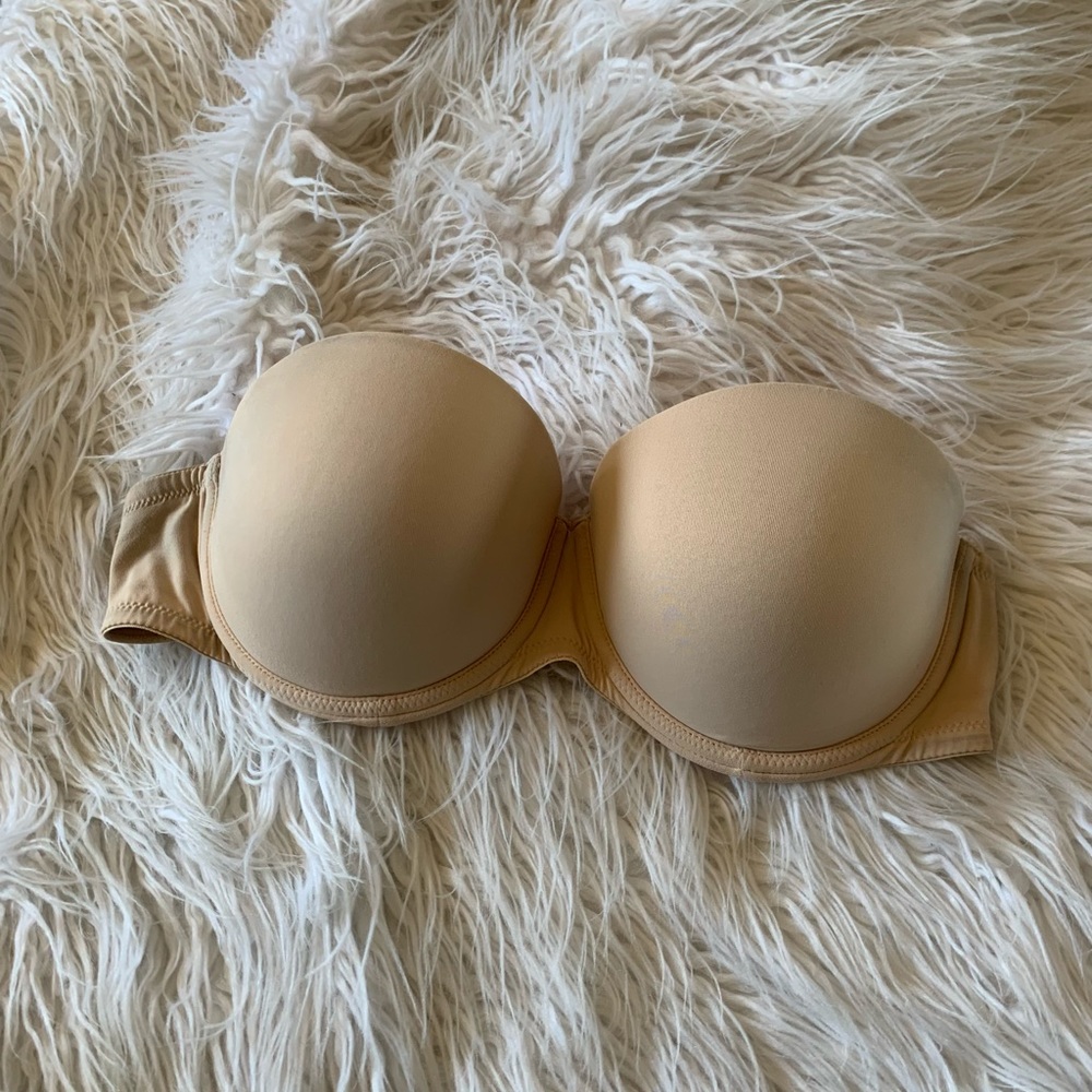 Strapless VS Pink bra